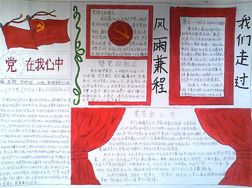 2023七一建党节手抄报简单好画_建党节手抄报内容资料精选5篇