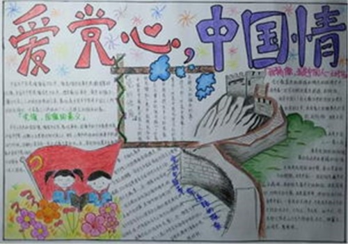 1591253129214771.jpg 2020七一建党节手抄报漂亮又好画_建党节手抄报图片大全5篇