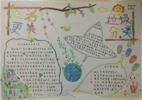 蓝天保卫战简笔画手抄报简单漂亮2023