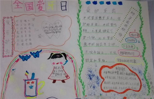 2023全国爱牙日手抄报简单好画_全国爱牙日手抄报内容文字精选5篇