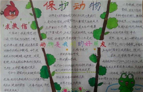 2025世界动物日手抄报简单好看