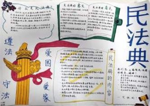 2025民法典手抄报简单又漂亮