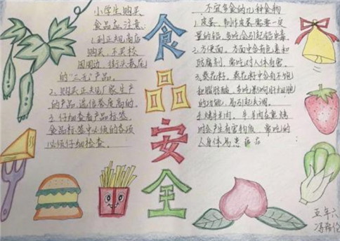 2026食品卫生传染病手抄报简单