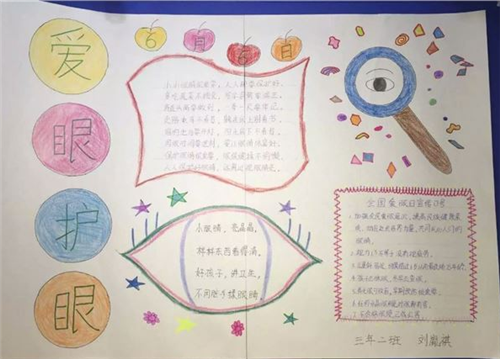 预防近视手抄报简单又漂亮2026
